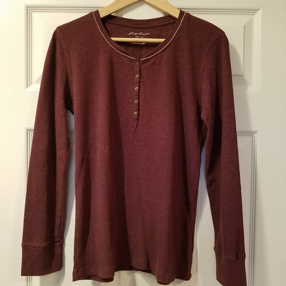 Women's Eddie Bauer Thermal Henley - L